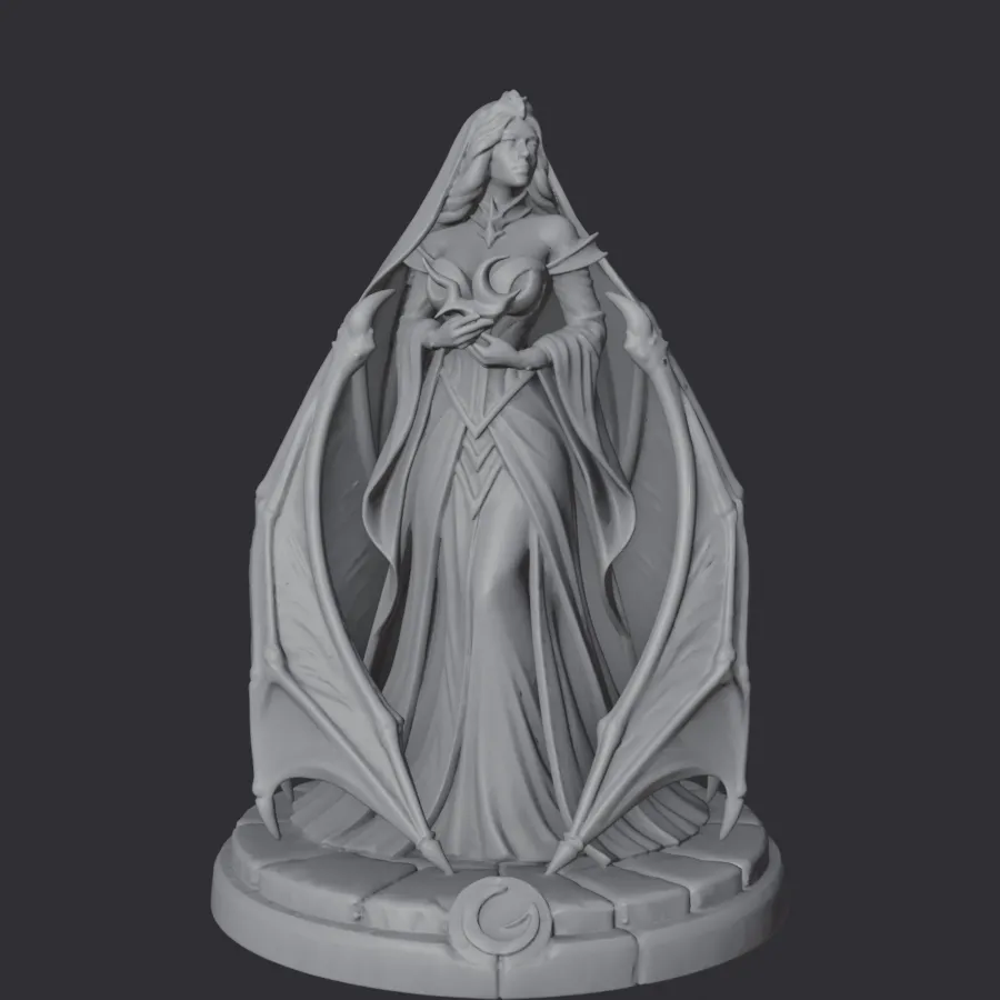 Crescent Empress — Winged Vampire Bride