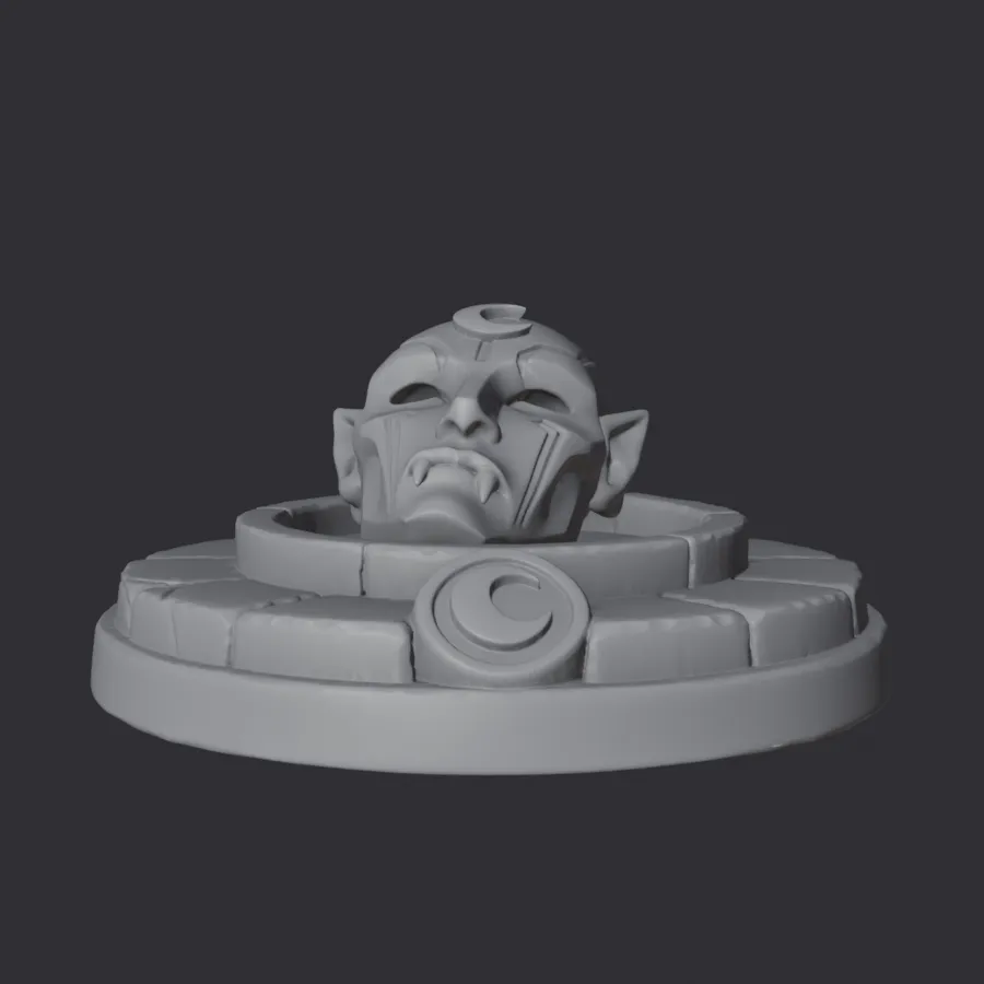 Blood Moon Mask — free objective relic STL