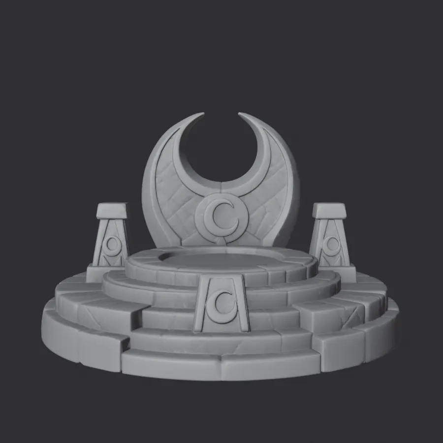 Crimson Moon Throne — Objective Dais