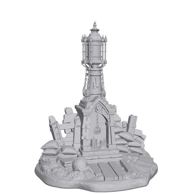 Watch-Shrine — Trench Terrain Objective Marker render